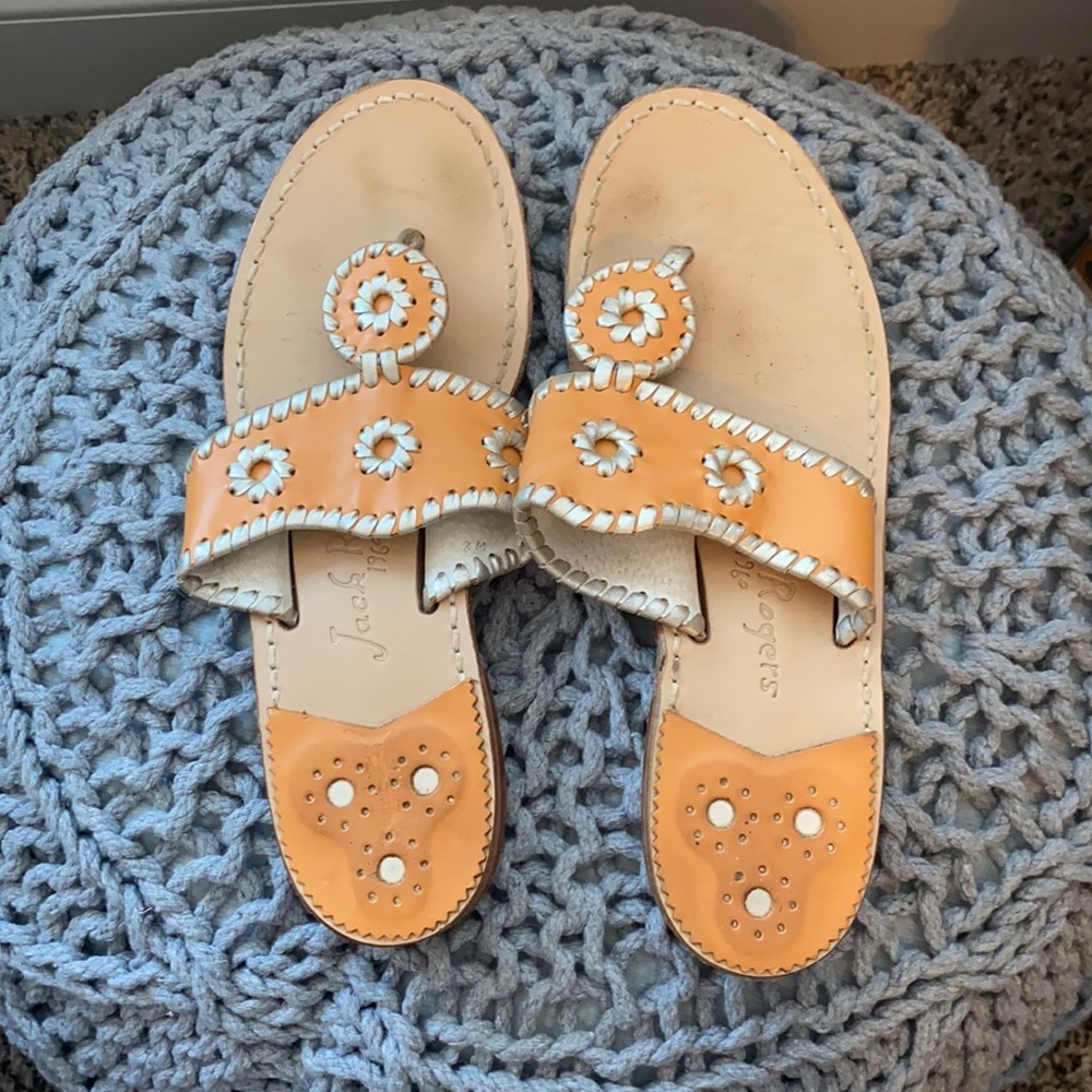 JACK ROGER ‘jacks’ flat sandal (classic)